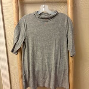 LOFT Heather Gray Long Sleeve Top